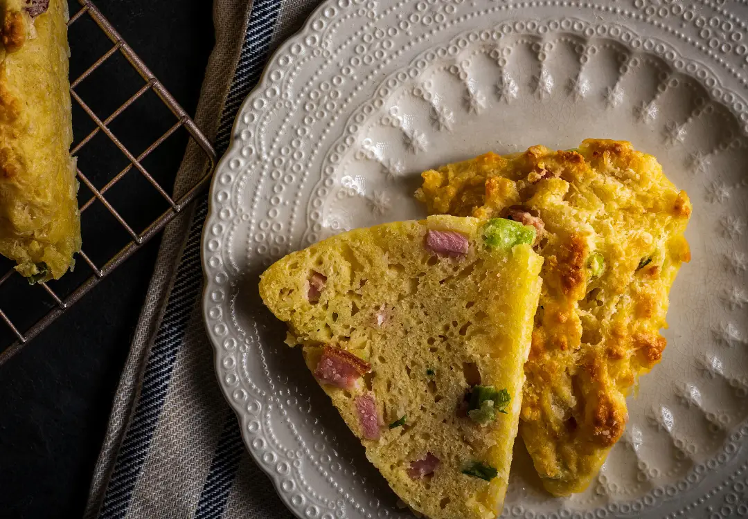 ham-and-cheese scones