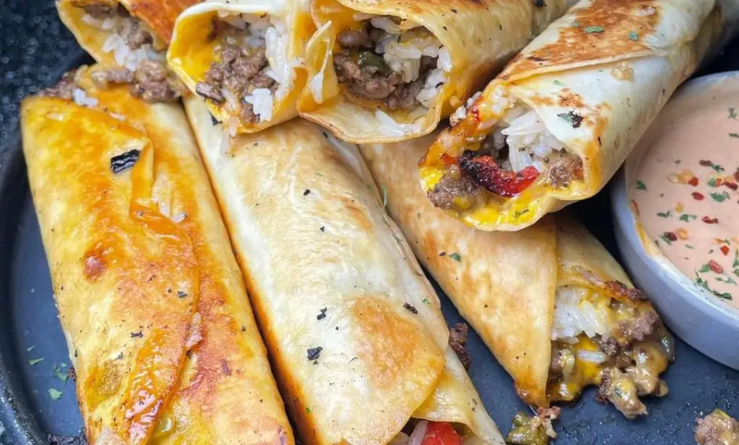 Cheesy Beefy Roll-Ups