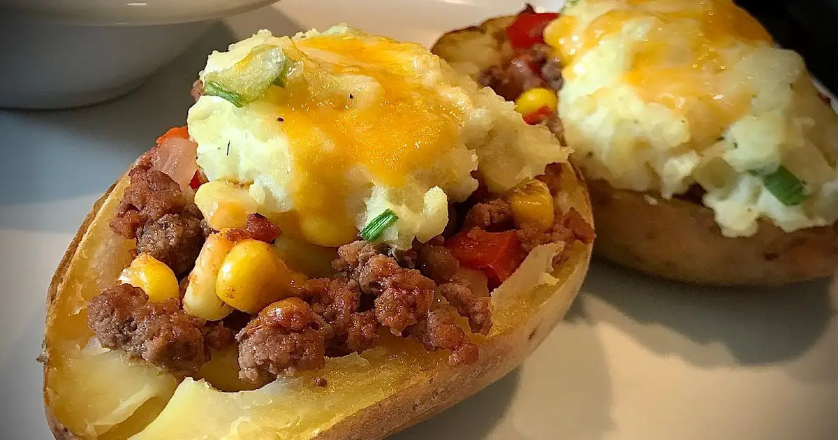 Shepard’s Pie Baked Potato