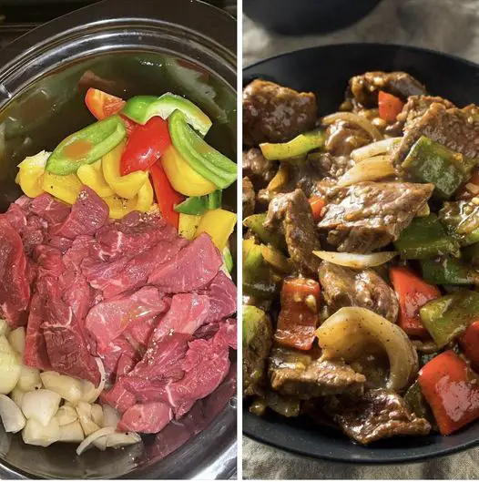 Crockpot Pepper Steak