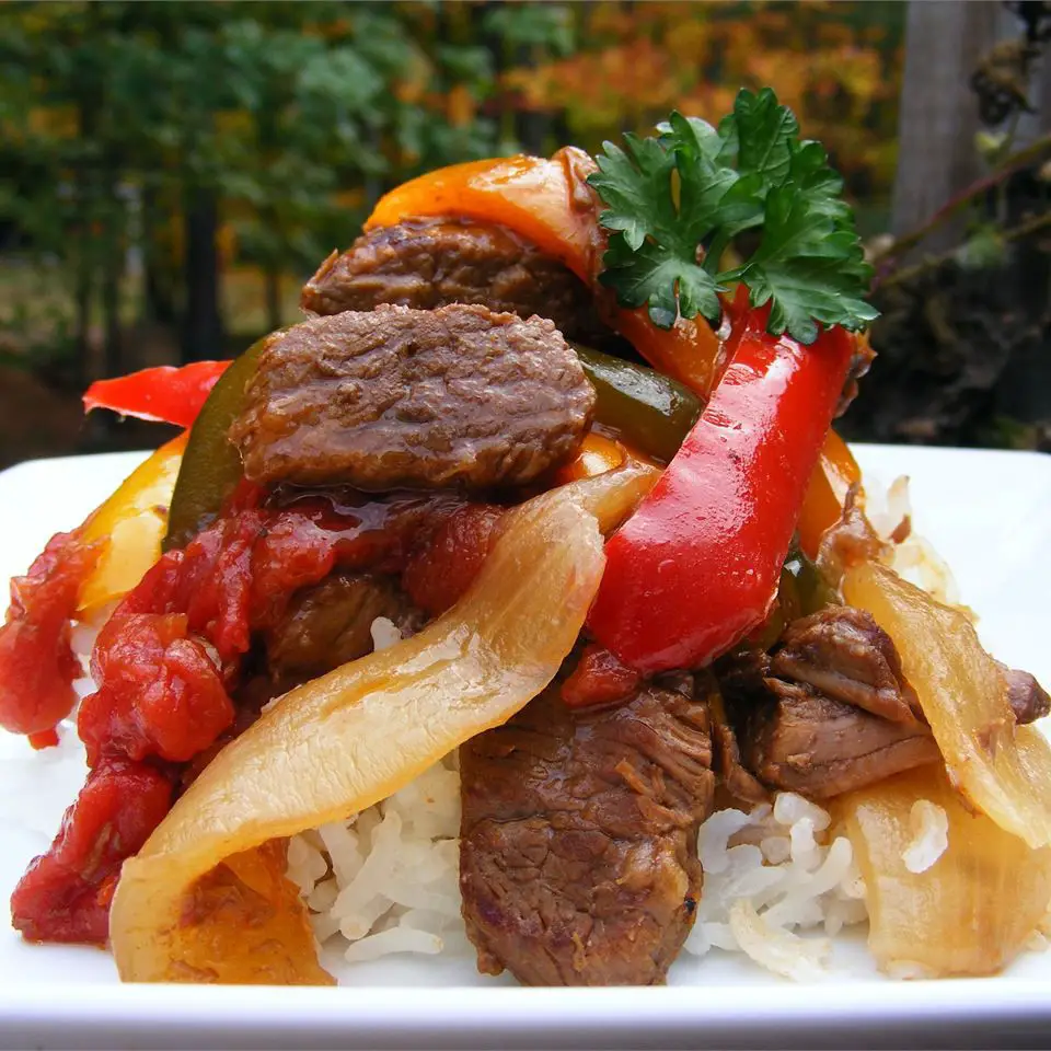 Slow Cooker Pepper Steak recipe